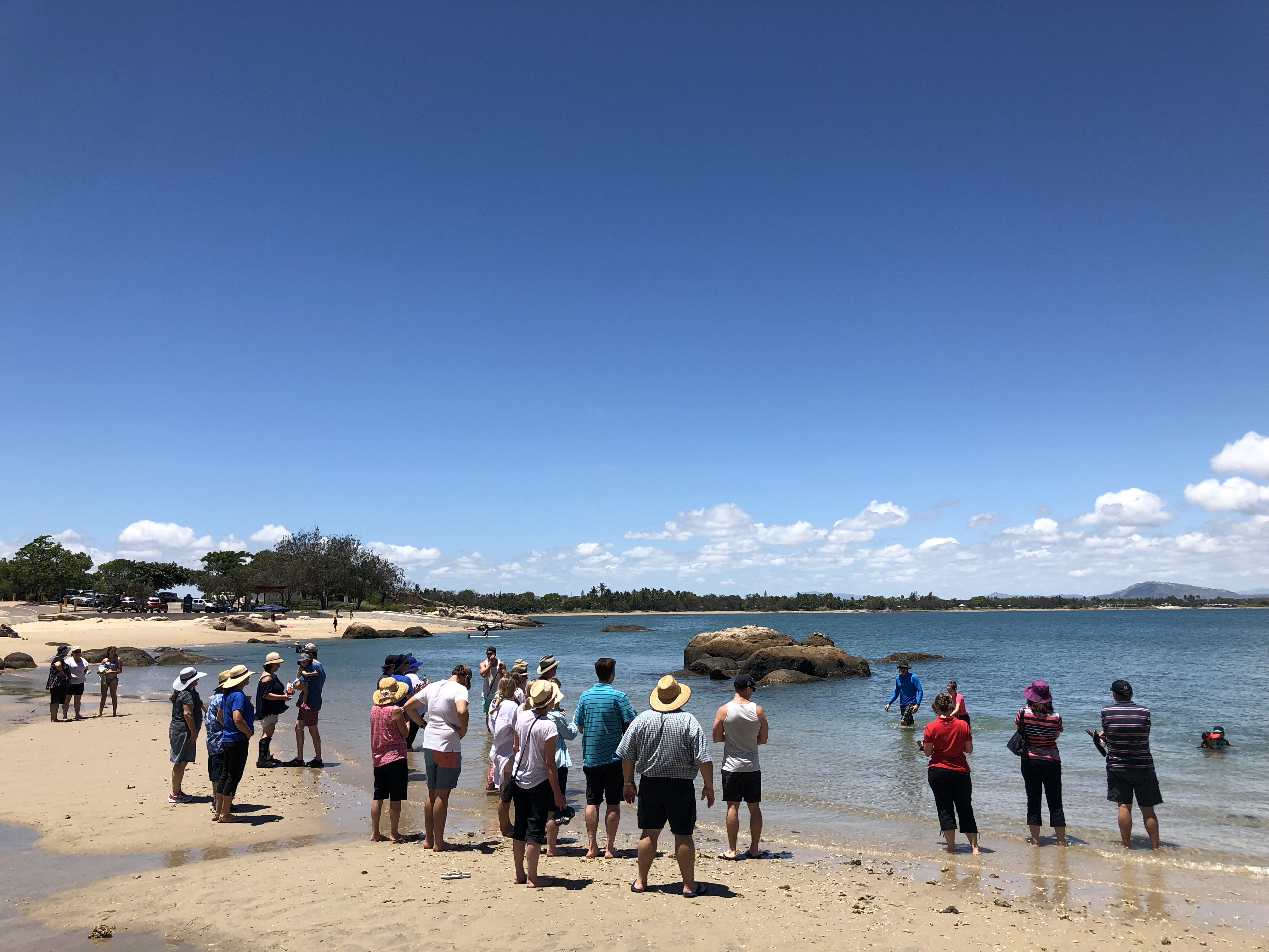 Baptism at the beach.