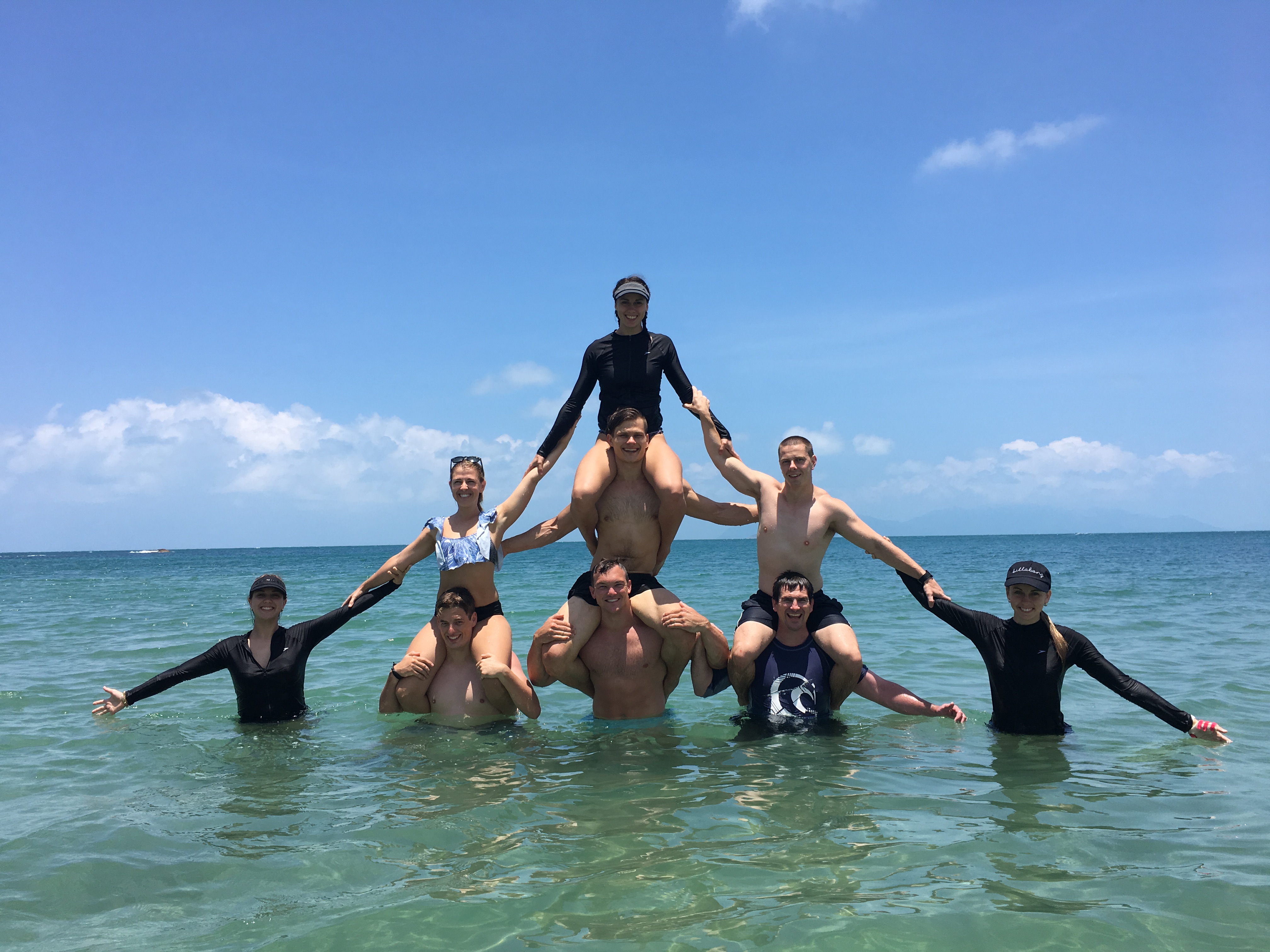 Youngies down at the beach.