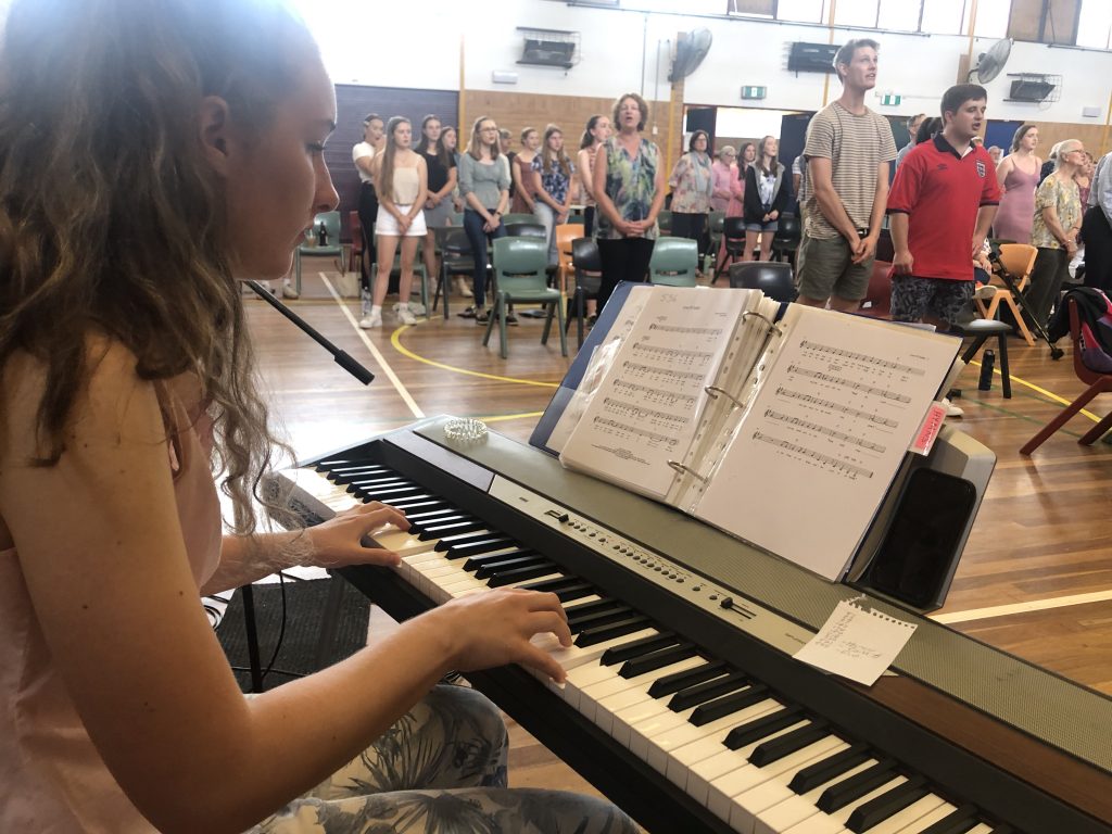 Keyboard and crowd